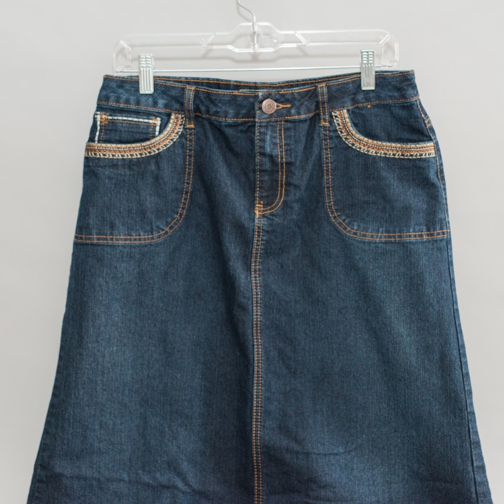 Dark Denim Skirt